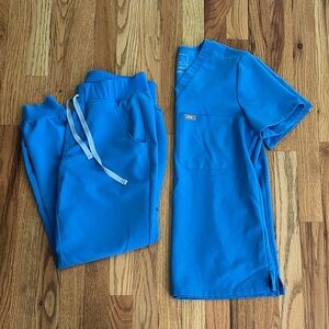 Blue Scrub Set